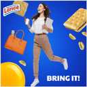 Lance Sandwich Crackers, Captain's Wafers Peanut Butter and Honey, 10 Packs, 6 Sandwiches Each (EXP 03/07/26)
