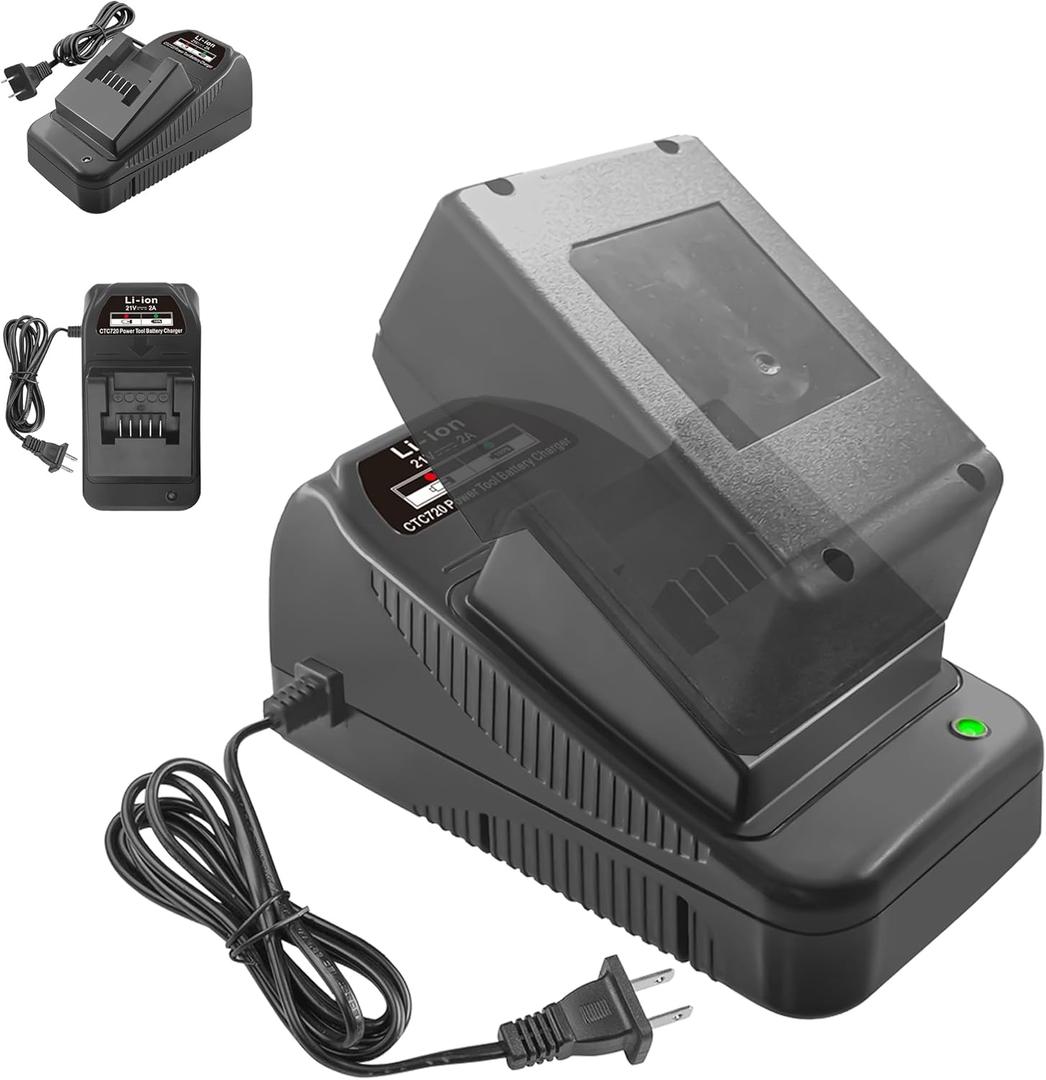 CTC720 Charger for Snap on 18V Battery, Compatible with Snap on Battery CTB8185 CTB8187 CT7850 CDR7850H CTL7850 CTB7185