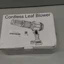 Cordless Leaf Blower Compatible for Dewalt 20V Battery(NO Battery), Mini Turbo Jet Blower with 2 Nozzles, Lightweight & One-Hand Use, for Patio Garage Yard Shop Cleaning Car Dryer(Tool Only) (Yellow+Black)