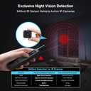 2 x Hidden Camera Detectors, 2025 Upgraded Camera Detector, 5 in 1 Mode Camera Detector Spy Camera Finder Bug Detector, RF Detector, GPS Detector Spy, Video Listening Device Detector for Travel/Hotel