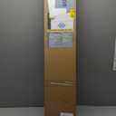 Lotus & Windoware Cordless, 2 Inch Faux Wood Blind, 34" Wide x 60" Long, Window Blinds, Blinds & Shades, Blinds for Indoor Windows, Embossed, Bright White