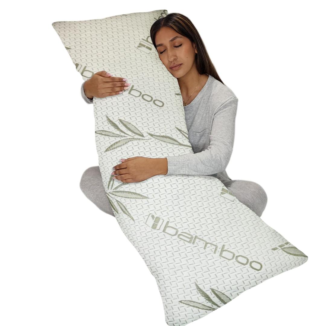 Sleep Touch Original Shredded Gel Memory Foam Pillow for Adults Made in USA, Soft Bed Pillow for Sleeping - 20x54 Inch