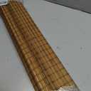LazBlinds No Drill Bamboo Roman Shades, 35.5" W x 64" H, Highfield Teak