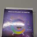 Mini Wireless Speaker with Atmosphere Light, Wireless Charging, Alarm Clock and Bedside Lamp (Black)