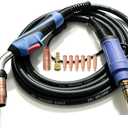 15FT Miller MDX-250 Mig Gun 1770038 1770037 1770035 Replacement MIG Welding Gun Replacement for Miller AccuLock MDX250、Multimatic 200 255 Mig Welder