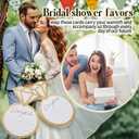 Bridal Shower Games Wedding Advice Cards Wedding Shower Games 50 Guests Advice and Wishes Ring Shaped Gold