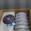 Ensenior 24 Pack 6 Inch LED Recessed Light, Dimmable, 6000K Clear White, 1200LM High Brightness, 12W 120V, Damp Rated, Ultra-Thin Canless Wafer Ceiling Light - ETL & FCC & IC