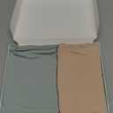 Yoofoss Pack and Play Sheets Fitted, Mini Crib Sheets 2-Pack for Pack N Play Mattress, Stretchy Playard Sheet, Soft and Breathable (Apricot-Green)