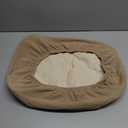 CHHKON Dog Bed Covers Replacement Washable Waterproof Pet Puppy Bed Cover for Dog(Beige,20x15x6 inch)