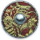 Liontouch - Viking Shield | For Kids Aged 3+ Years | Chief Haralds Medieval Foam Toy For Little Warriors & Berserkers Pretend Play | Safe & Durable Battle Accessory For Dress Up & Costumes For Boys