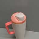 Owala FreeSip Tumbler - Stainless Steel-40-oz.-Orange/Tan(Sparkling Sherbet)