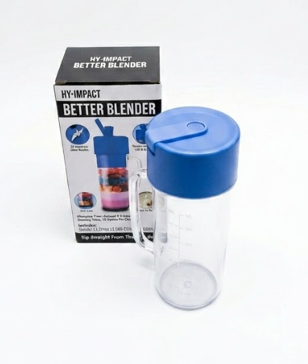 Better Blender Turbo Power USB Rechargeable 16 Oz, Blue