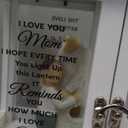 Gifts for Mom from Son - Unique Mothes Day Birthday Gifts for Mom from Son, I Love You Mom Gifts Lantern - Thanksgiving, for Mom from Son, Mother Son Figurine Lantern