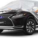 Kayme 6 Layers SUV Car Cover Custom Fit for Lexus RX350 /RX300/330/350L (2003-2025) Waterproof All Weather for Automobiles, Outdoor Full Cover Rain Sun UV Protection.Silver