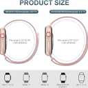 Original Stainless Steel Mesh Loop Compatible with Apple Watch 38mm 40mm 41mm 42mm 44mm 45mm 46mm 49mm Women Men, Magnetic Clasp Replacement for iWatch Bands Series 11 10 9 8 7 6 5 4 Ultra SE 3 2 1