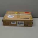 Narrow Side Table for Small Spaces, Skinny End Table with Charging Station, Sofa Beside Table with 2 Fabric Drawers and 1 Open Compartment, Slim Nightstand with USB Ports Outlet, White and Nature Wood