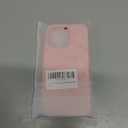 Caseative for iPhone 16 Pro Case,Solid Color Water Ripple Wave Pattern Pleated Phone Case (Pink,16 Pro)