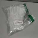 uxcell Plastic Self Locking Reusable Cable Zip Ties Fastener 198 x 5mm 100pcs Beige