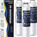 PUREPLUS DA29-00020B NSF/ANSI 401, 53& NSF P473 Certified Replacement for Samsung RF28HMEDBSR, RF263BEAESR, HDX FMS-2, HAF-CIN/EXP, RF4287HARS, RF28HFEDBSR, Refrigerator Water Filter, 3Pack