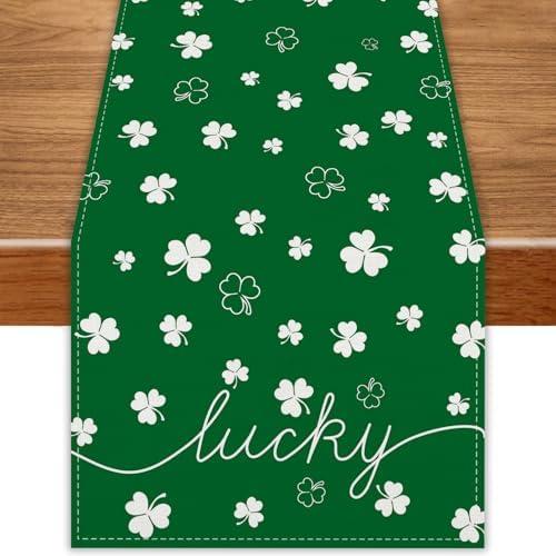 2 x St Patricks Day Table Runner St Pattys Day Decorations for Home