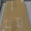 STORAGE MANIAC Rolling Laundry Hamper with Wheels 110L Laundry Basket, Round Laundry Cart with Metal Frame and Removable Bag, Clothes Hamper for Bedroom, Bathroom, Dorm Room, Laundry Room, Beige