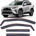 Nilight in-Channel Rain Guards for Toyota RAV4 2019-2025, 4PCS