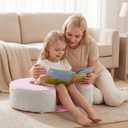 MABOZOO Children Activity Seat Cushion, Soft Foam Floor Seat for Play, Reading and Sensory Development, Plush Cushioned Play Seat for Kids