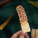 8 PCS Metal Bookmark with Tassel, Van Gogh Book Marks for Reading Women & Men, Book Lovers Gift