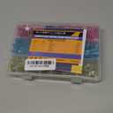 Haisstronica 260PCS Heat Shrink Spade Connectors - Quick Disconnect Female & Male Spade Terminals for Watercraft, Electronics & Automotive (AWG 22-10)