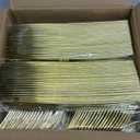 160 Silverware Set - Disposable Flatware - 80 Plastic Forks, 40 Plastic Spoons, 40 Cutlery Knives - Heavy Duty for Party Bulk Pack (Gold)