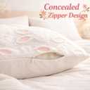 2 x Shzbtdo Easter Pillow Covers 18x18, Bunny Easter Decorations for Home, Soft Plush Throw Pillow Covers Pillowcases for Couch Sofa Bed Spring Decor, Hidden Zipper