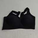 OEAK Womens Wireless Jelly Bra Plus Size Supportive Seamless Bras Full Coverage Push Up Comfortable No Underwire Tshirt Bras (X-Large, Black)