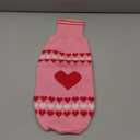 Dog Sweater Turtleneck Pet Sweaters Winter Coat Apparel Warm Knitted Holiday Clothes for Cat and Puppy (Large)