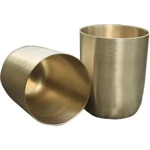 Pure Bronze Cup Tumbler Ayurveda Water Glass Handmade Gift for Him, 9th 19th Anniversary