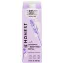 The Honest Company 2-in-1 Cleansing Shampoo Body Wash Refill Carton Gentle for Baby, Naturally Derived, Tear-free, Hypoallergenic, Lavender Calm, 32 fl oz