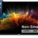 TuTu 32 Inch HD TV, 2K LED Small Flat Screen Non-Smart Television, Works with Apple TV, Fire Stick, Roku, Google, TiVo, Xumo, and Streaming Devices