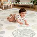 Extra Large Baby Play Mat - Reversible Baby Floor Mat 79x71, Foldable Baby Foam Playmat for Floor, Non-Slip & Thick Baby Play Mat for Floor, Crawling Mat Perfect for Babies, Infants and Toddlers