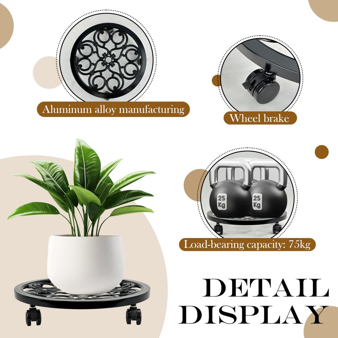 indoor plant pots self-watering 10pk Self-Watering Easy Care 6” Planter Pots By HC Companies