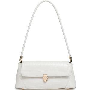Shoulder Bags for Women Vintage Handbag Retro Classic Small Purse Cute Hobo Tote Handbag Mini Clutch Purse (Crocodile-white)