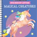 Brain Games - Sticker by Letter: Magical Creatures (Sticker Puzzles - Kids Activity Book)
