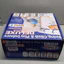 Gym1 6-Piece Doorway Gym Indoor Playground - 6-Piece, Blue - Indoor Playset with Sensory Swing, Pull-Up Bar & Rings, Trapeze, Ladder & Knotted Rope