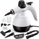 Handheld Steam Cleaner for Home Cleaning with 10 Accessories | 221F High-Temp Steam | Safety Lock | Ovens, Microwaves, Sofas, Windows, Tile & Grout