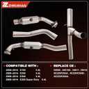 Catalytic Converter Kit Compatible with 2009-2014 E150 5.4L