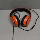 LORELEI X6 Over-Ear Headphones with Microphone, Lightweight Foldable & Portable Stereo Bass Headphones with 1.45M No-Tangle,Wired Headphones for Smartphone Tablet MP3 / 4 (Vitality Orange)