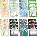 ReliThick 48 Pcs Teacher Appreciation Gifts Set, Sticky Notes with Pens, Bulk Teacher Thank You Gifts for School, End of Year Classroom Rewards(Stylish,Teacher's Day Style)