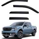 YLSCOO Window Visors Rain Guards Compatible with 2022-2026 Ford Maverick, Out-Channel Side Window Wind Deflectors Vent Shades Accessories, Dark Smoke 4 Pcs, 2023 2024 2025