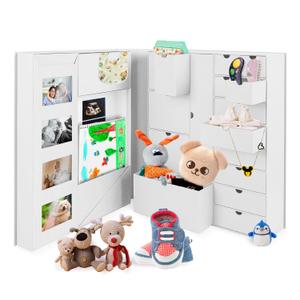 Baby Keepsake Box - Baby Memory Box - Baby Boy Girl Keepsake Box Tins Memory Box Pregnancy Baby Bubbs Storage Box Baby First Year Box Library Baby All-in-One Organizer