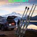 YHTAUTO Set of 4 Rear Window Glass and Tailgate Lift Support Compatible with 2010-2013 Toyota Highlander 2010-2013(Base, Limited, Hybrid Limited, SPOR, SE, Plus) with Power Liftgate Gas Spring Struts