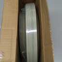 Whaline 50Pcs Sage Green Plastic Plates Gold Foil Bordered Disposable Plates Decorative Dinner Dessert Plates for Bridal Shower Wedding Party Supplies Table Decor