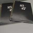 2 x Monthly Planner 2025-2027, 2 Year Months Planner Calendar 2025-2027, July 2025 - June 2027, 7" x 10", 25-27 Monthly Calendar Planner, 24 Months, Perfect for School Office Home Planning - Black